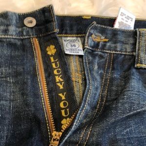 Lucky Brand Dungarees VINTAGE STRAIGHT size 36